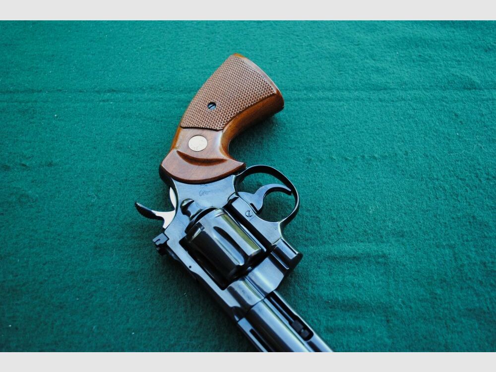 Colt Python, proof 74, 6" barrel length, original grips, unfired
