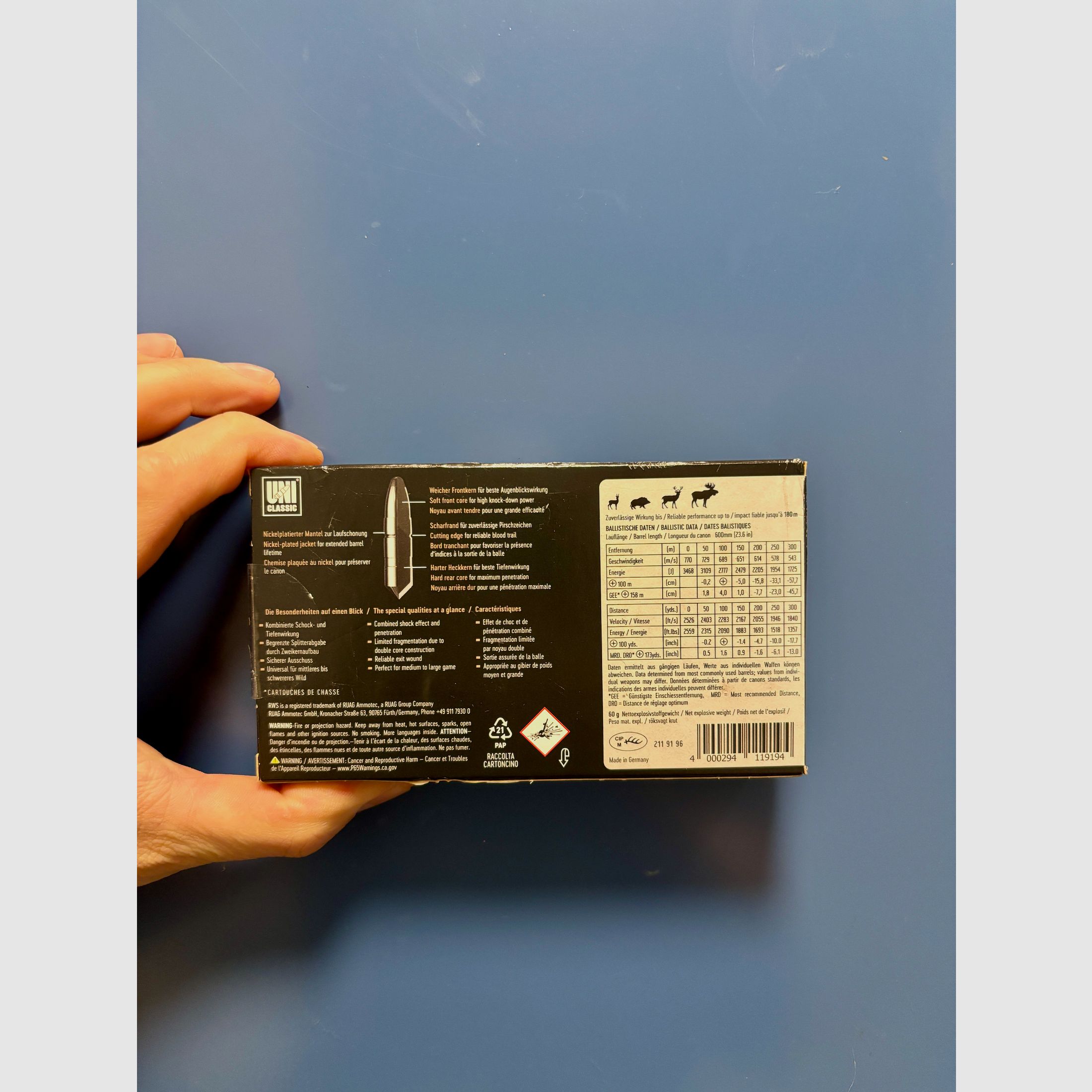 4x RWS .308 UNI CLASSIC 11,7G