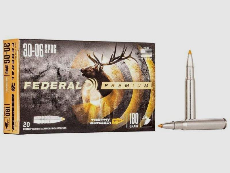 Federal Trophy Bonded Tip 180grs à20 .30-06Spring