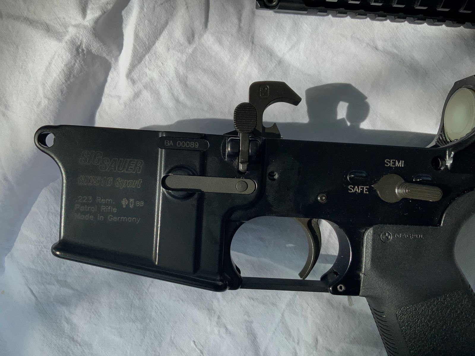 AR 15 Sig Sauer 516 Sport Patrol Original Eckernförde como nuevo, solo 600 disparos