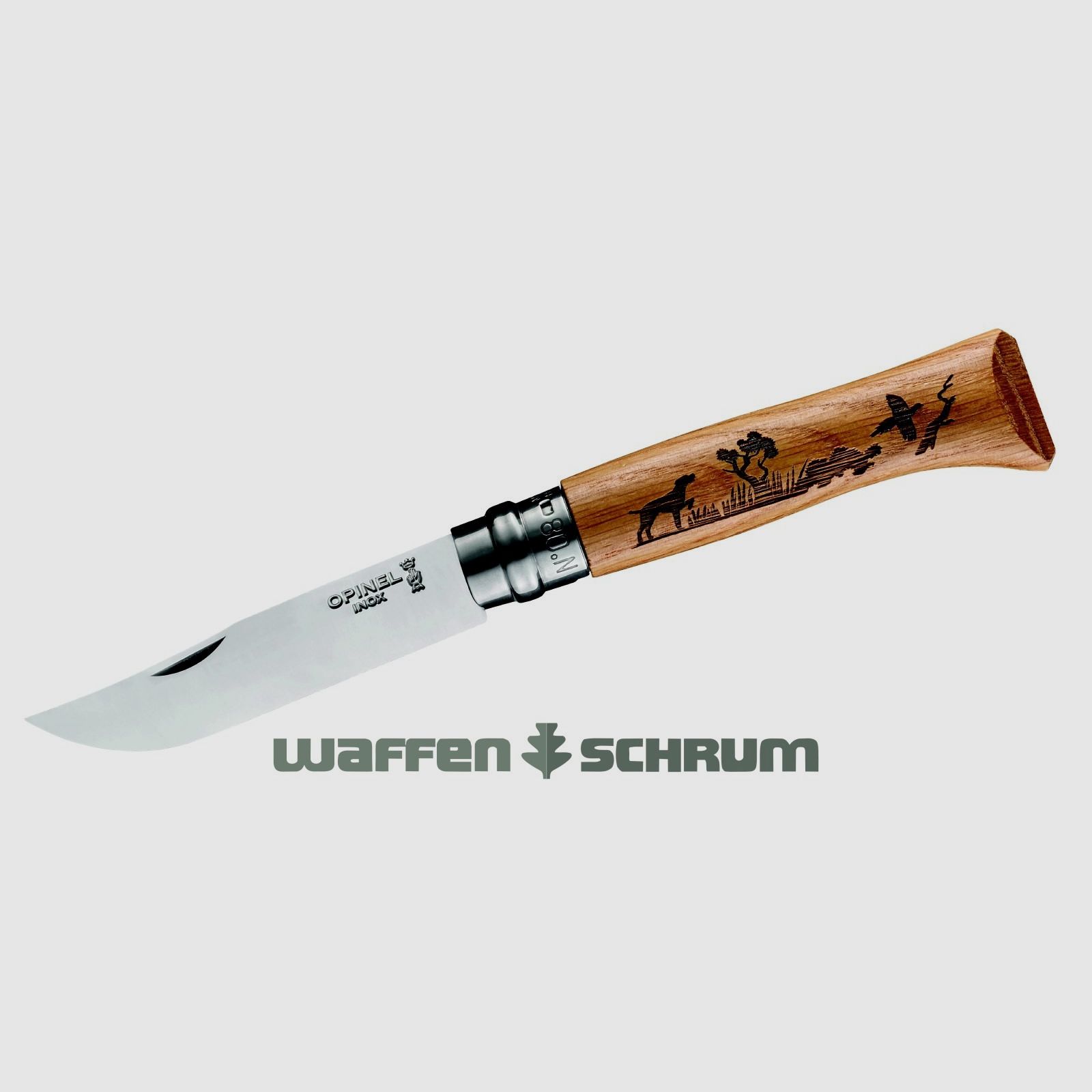 Opinel Messer Animalia  Hund rostfrei