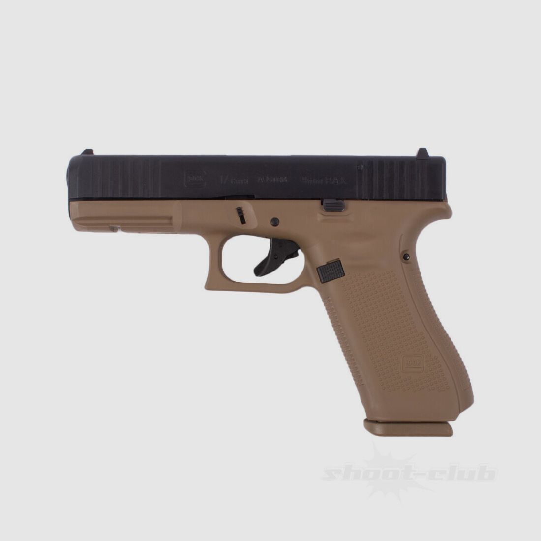 Glock 17 Gen 5 Schreckschusspistole 9mm PAK Coyote