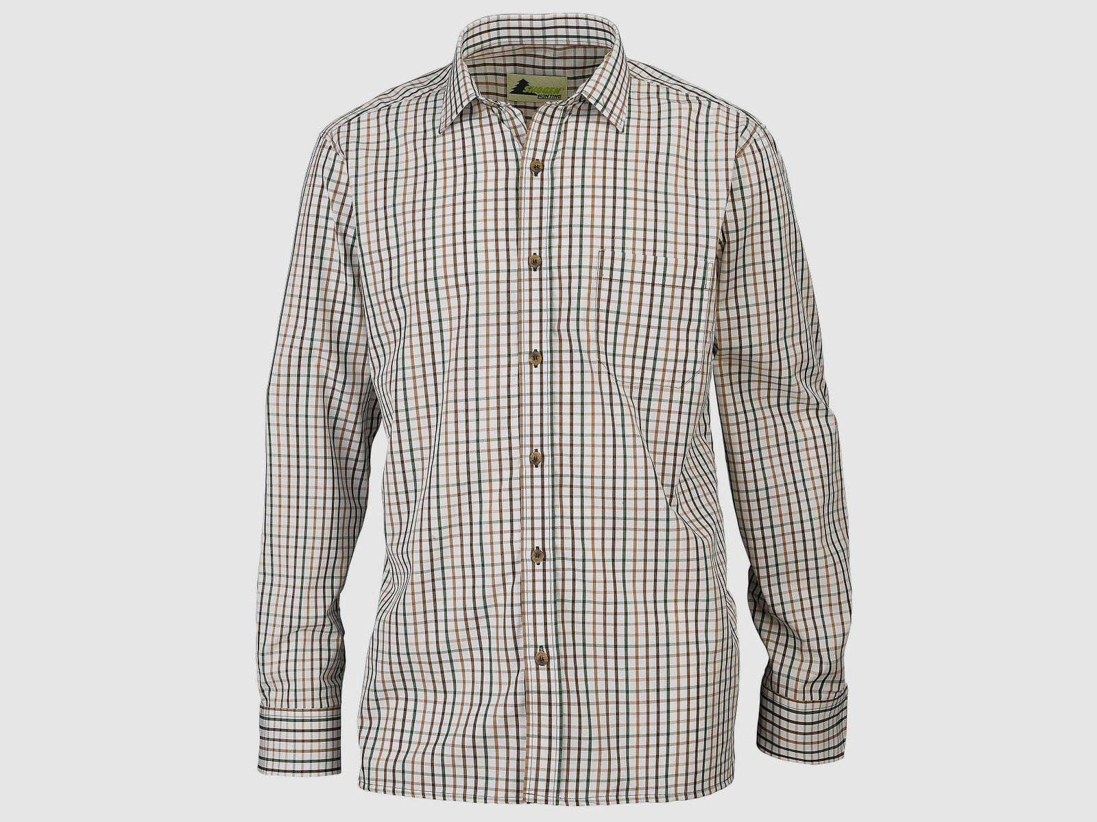 Skogen Herren-Langarmhemd