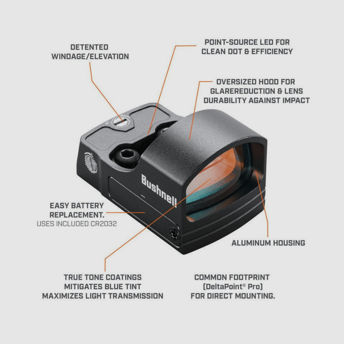 Mirino rosso BUSHNELL RXS-100, immagine 9 di 9