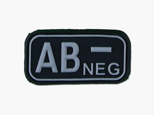 Jackets To Go 3D Blutgruppenpatch AB Neg swat
