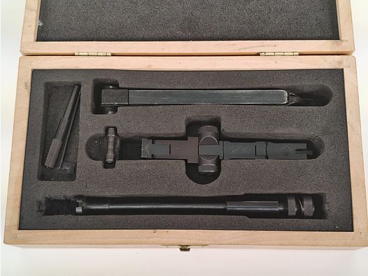 ERMA SE 08/2 Einstecksystem .22 l.r. für P08 – vollständig in originaler Holzkiste