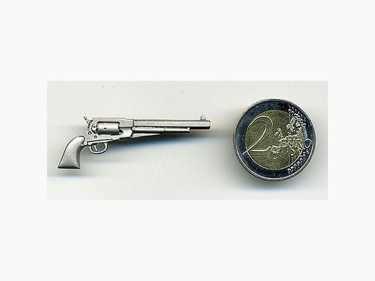 Remington Revolver als Metall-Anstecker