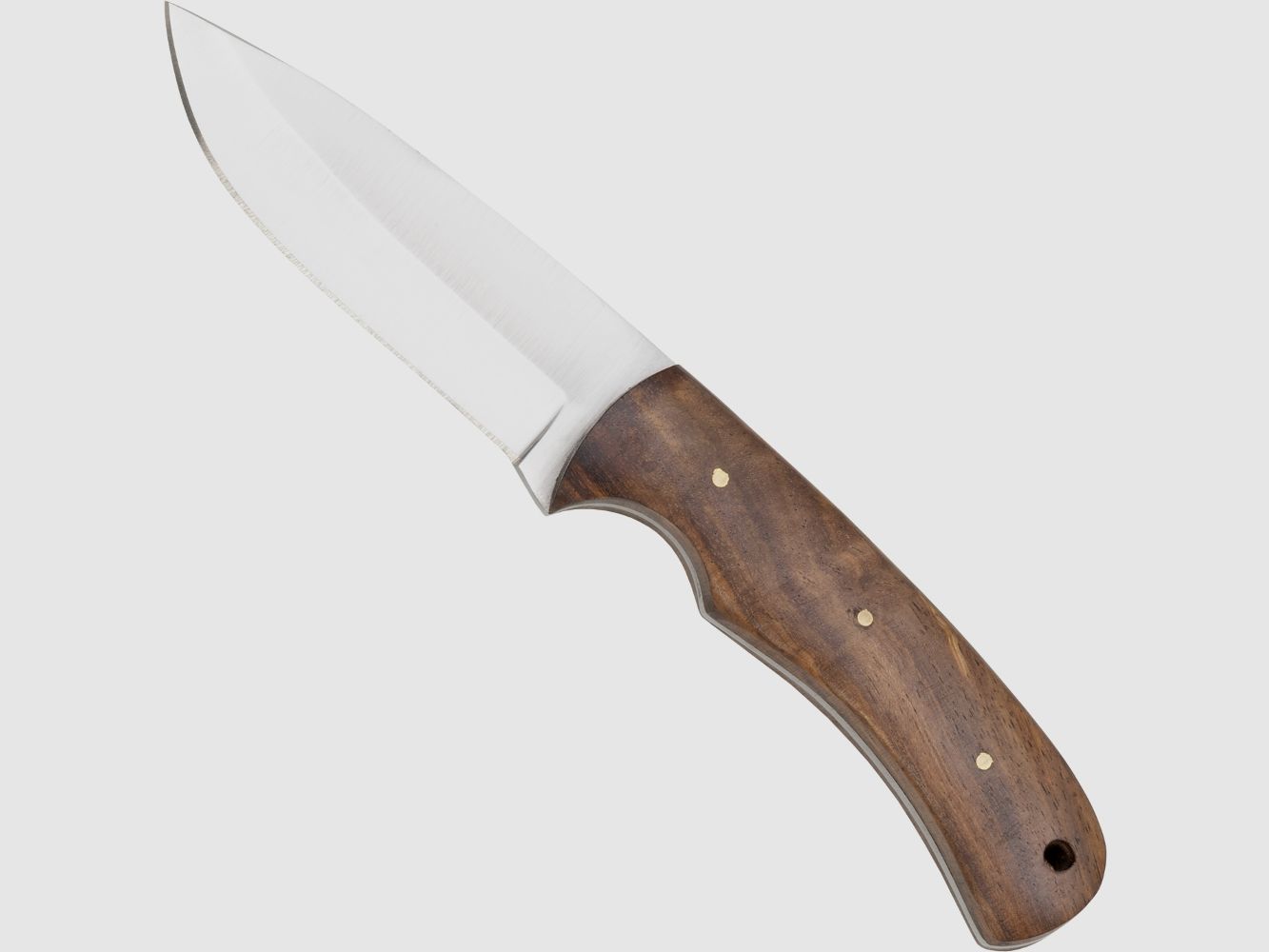 Robustes Messer mit verziehrter Lederscheide