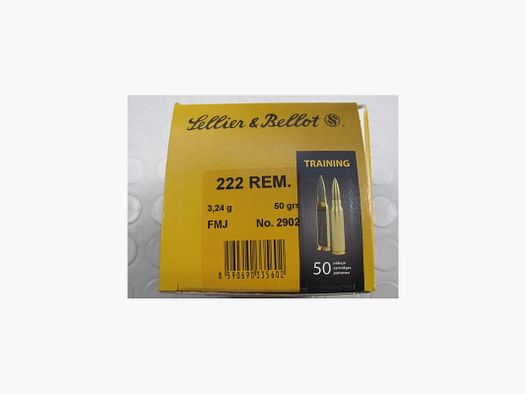 S&B CARTRIDGES C 222 REM GR 50 PCS 50