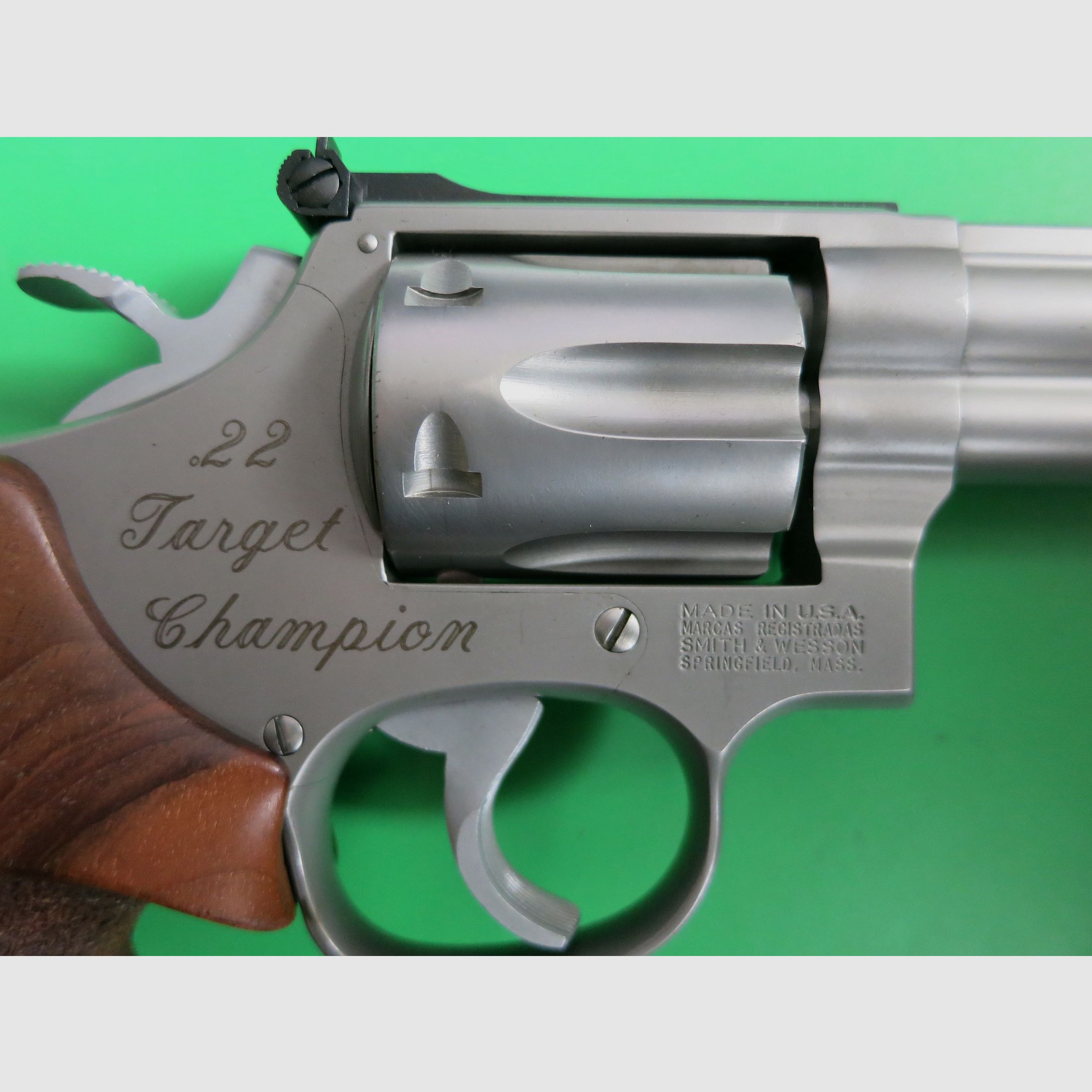 Revolver de sport, revolver de tir Smith & Wesson, modèle 617, 22 Target Champion, .22lr + poignée de sport #85