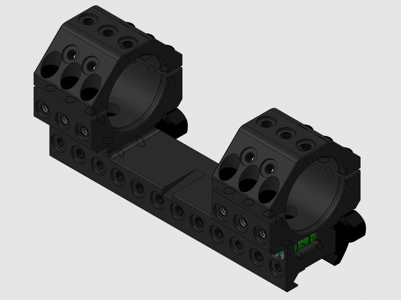 APEL German Tactical Mount für Picatinny – 30mm. niedrig BH15