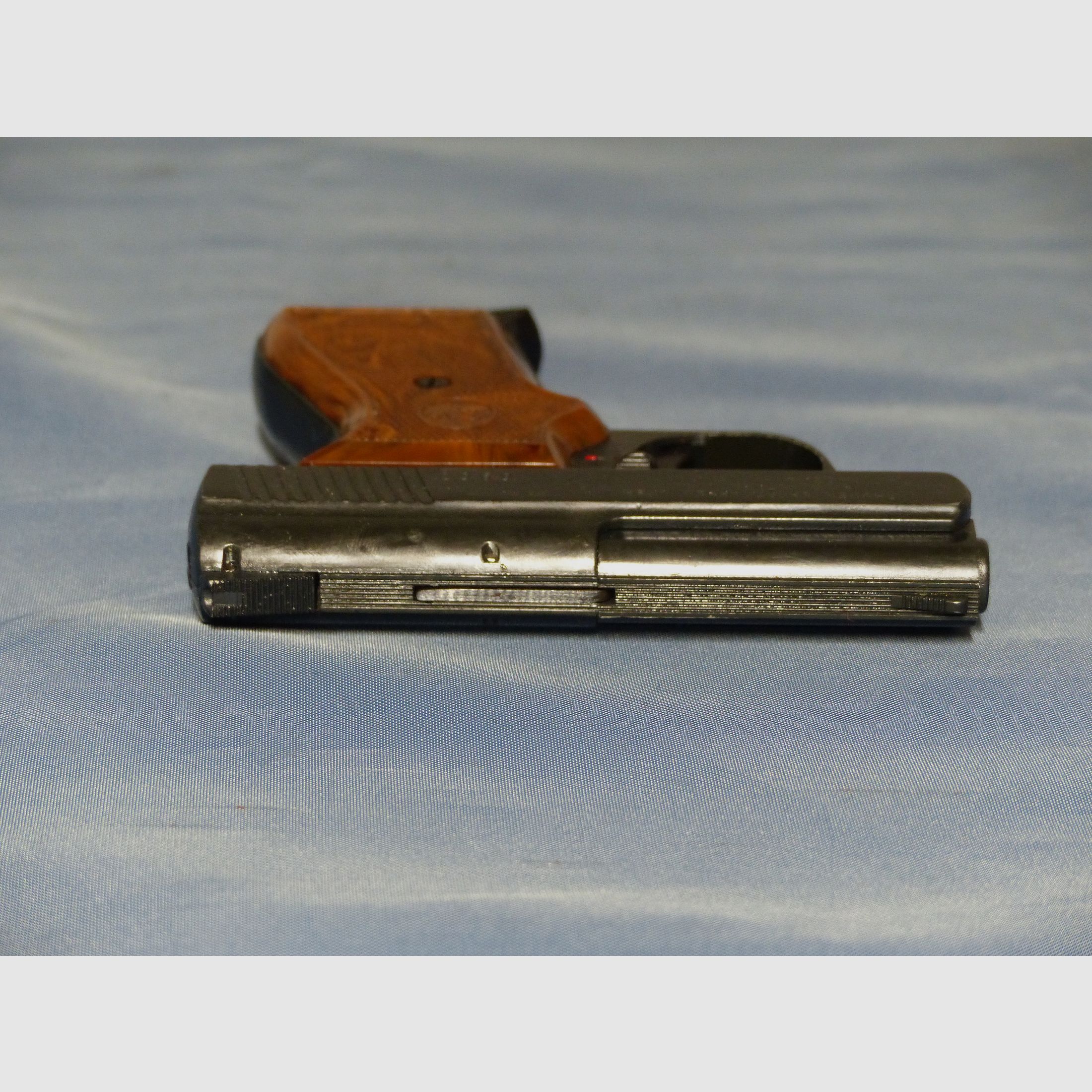 Blank gas pistol Rhöner Sportwaffen GmbH SM 15 Cal. 8 mm bang PTB 83/2 from 1977 vintage