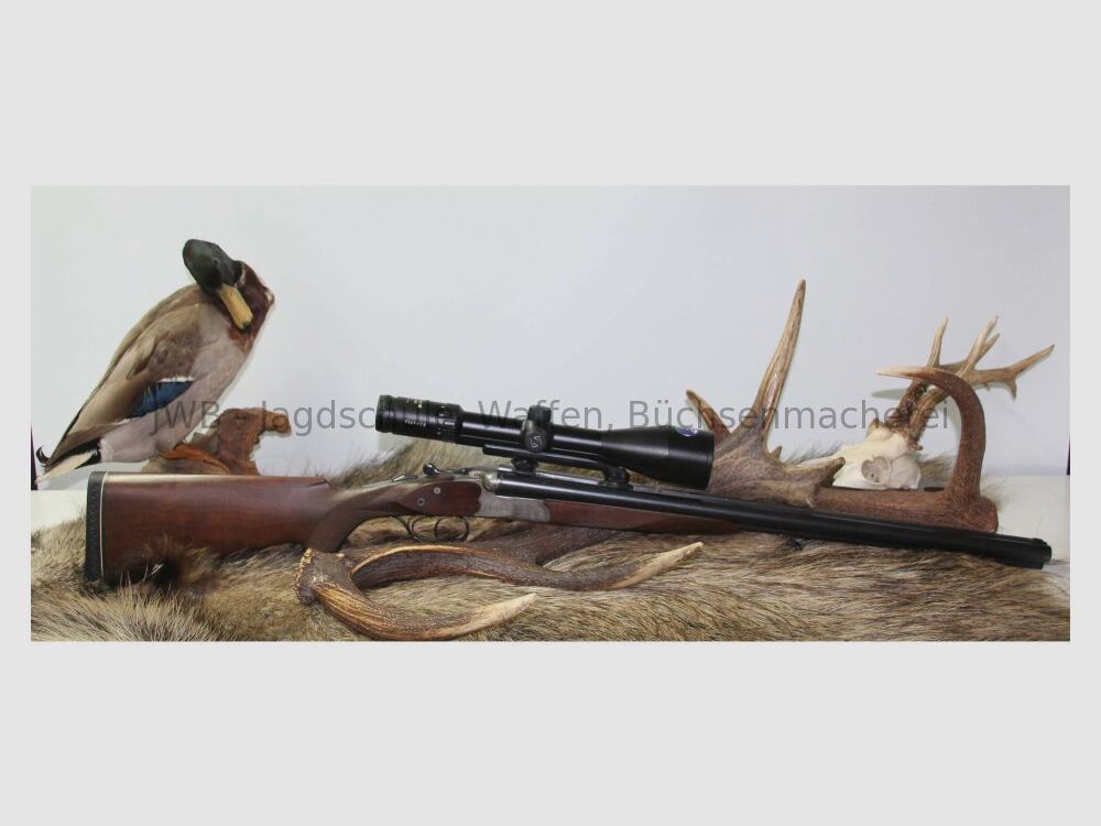 Sauer & Sohn with Zeiss Victory Varipoint and barrel lengths ESL 8x57JRS; 16/70; .22Hornet