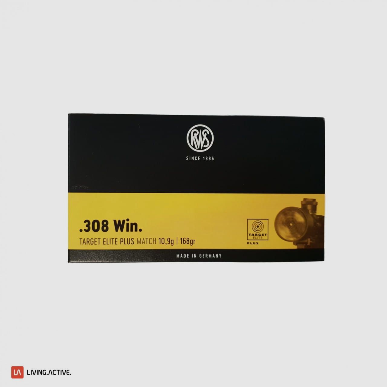 RWS .308 Win. Target Elite Plus Match 168 gr. - 20 stuks.
