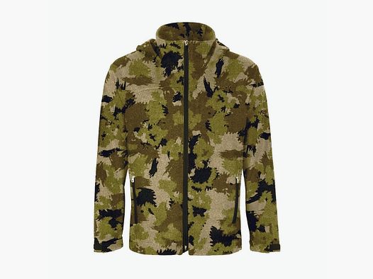 Hedlund Vik Ultralight Silent Forest Merino Camo Windbreaker - XL
