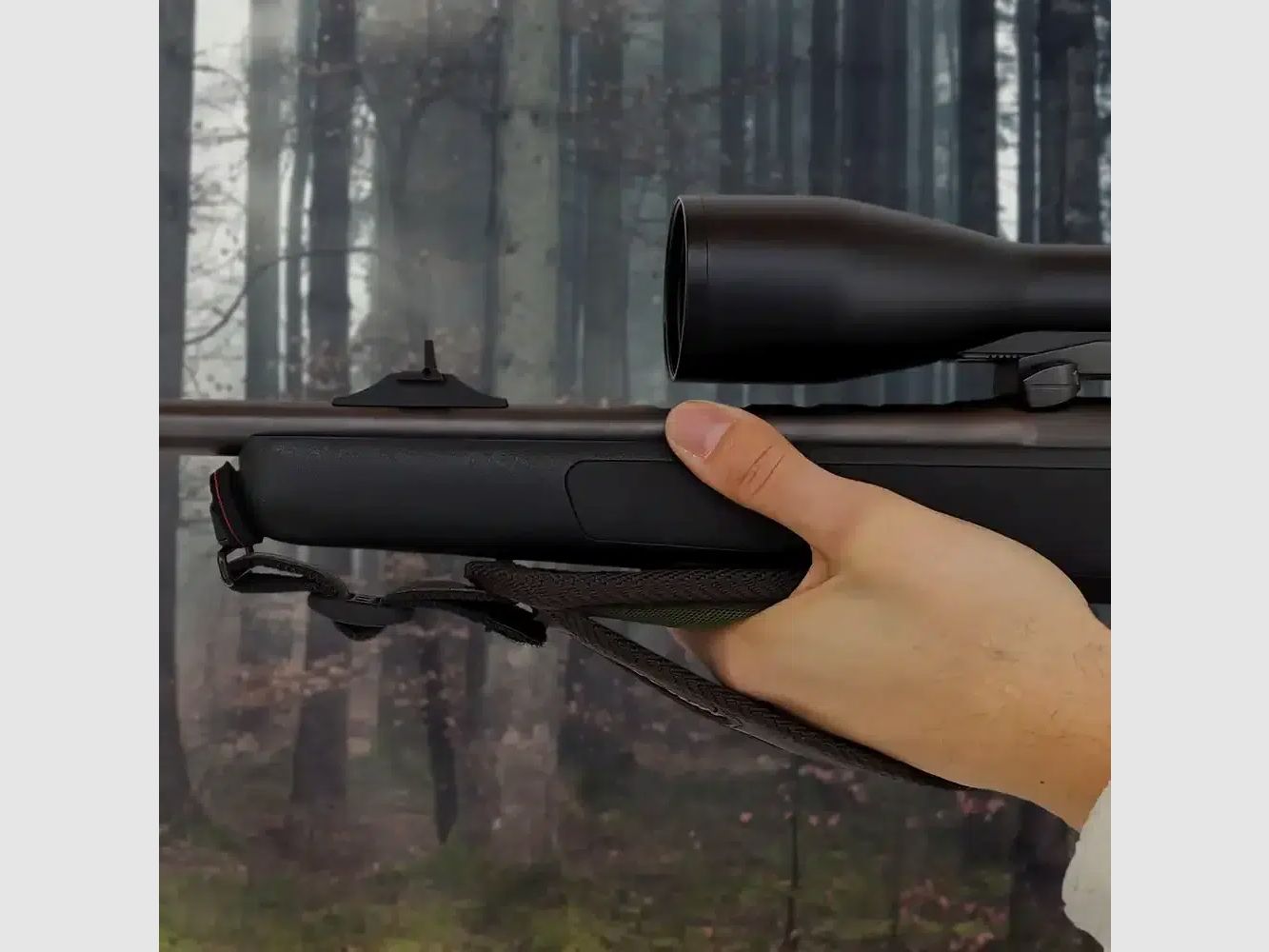 Niggeloh Pull Leder Carbon Gewehrriemen