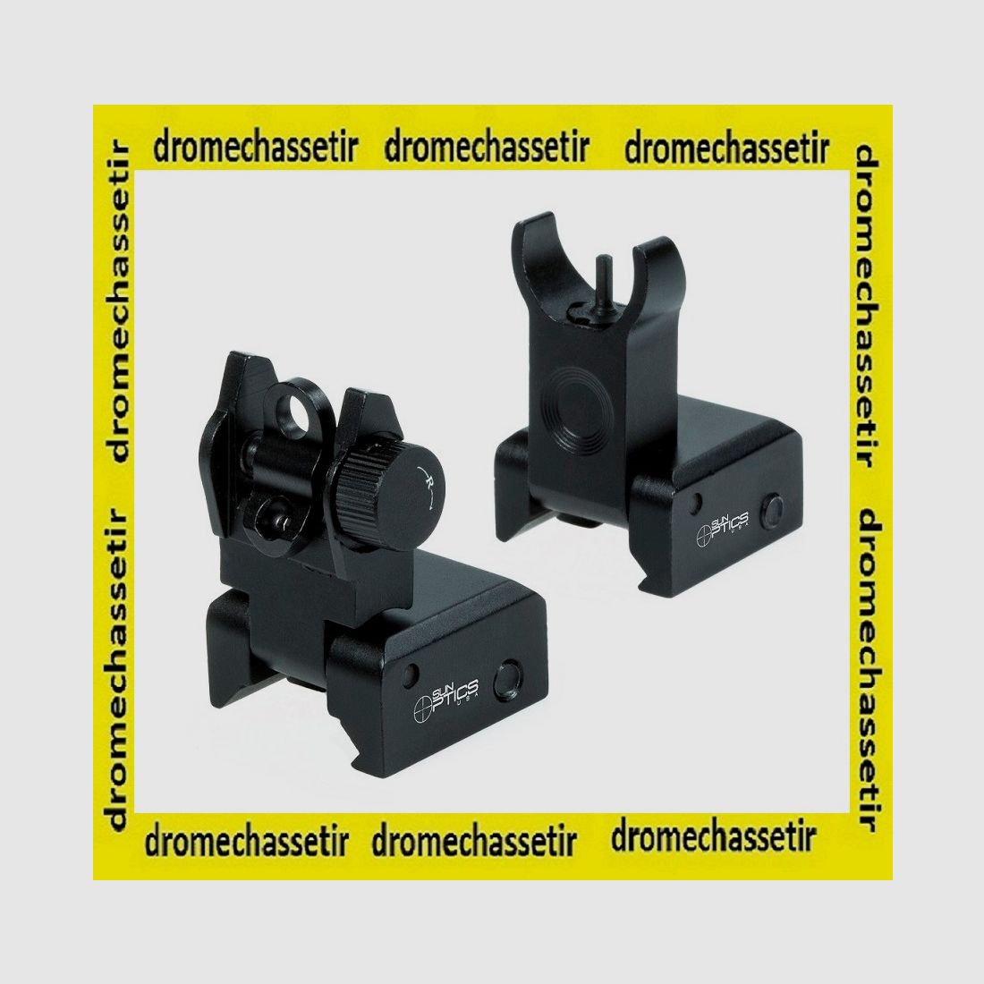 Kit Visierung und Korn AR-15 klappbar mit Picatinny-Befestigung SM9411