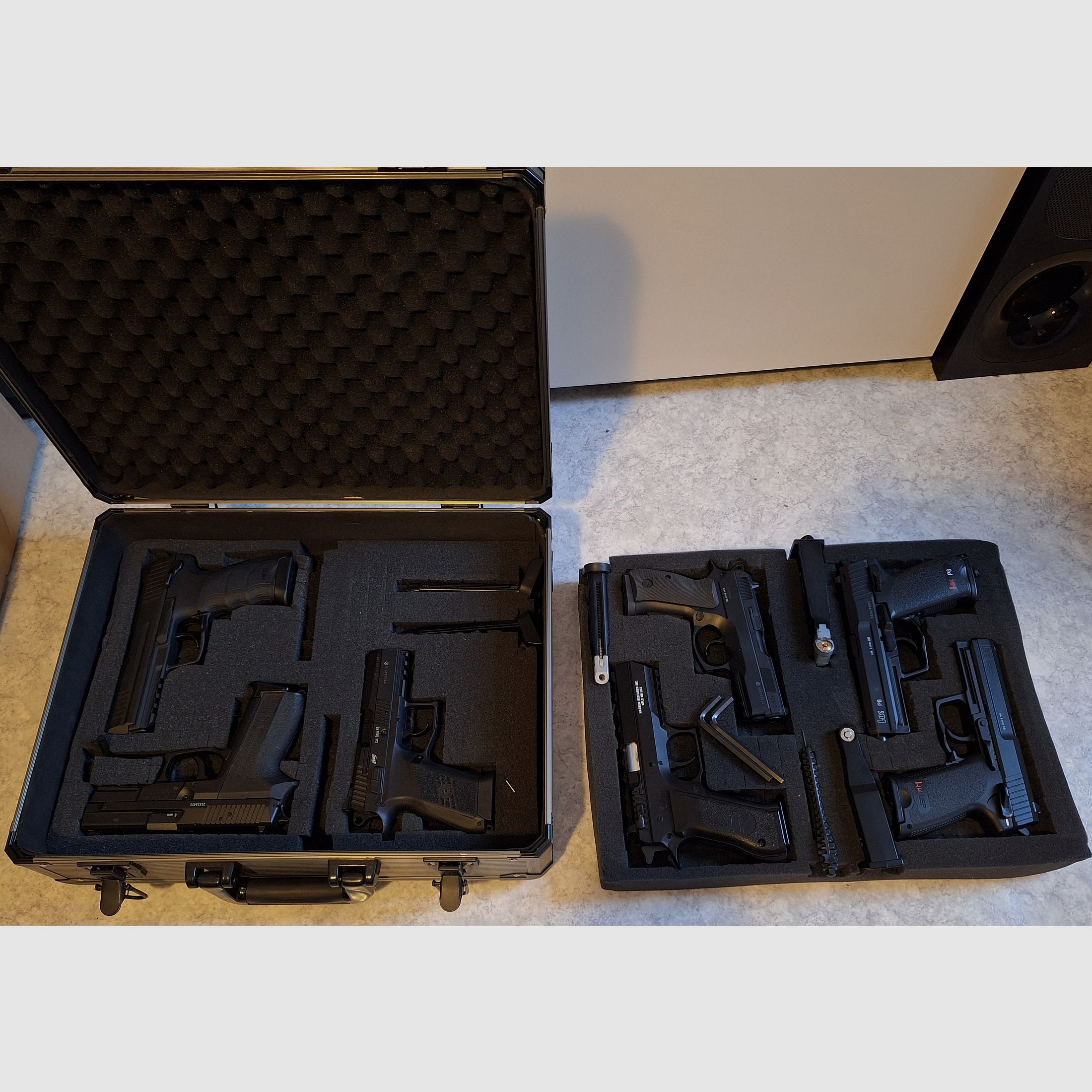 Airsoft Softair Pistolen Sammlung neuwertig (USP, P8, Desert Eagle)