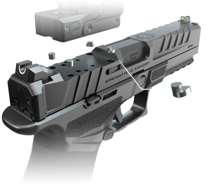 Pistola Springfield ECHELON U-notch 9mm NERA, immagine 11 di 12
