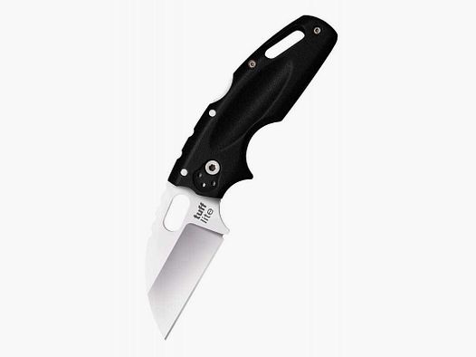 Koude Staal Tuff Lite Zakmes, Gladde Snede, Zwart