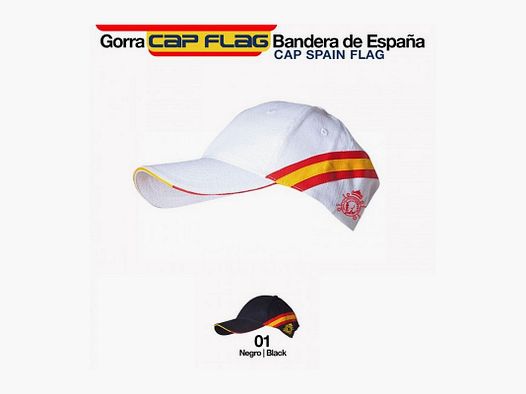 GORRA CAP FLAG BANDERA ESPAÑA BLANCA