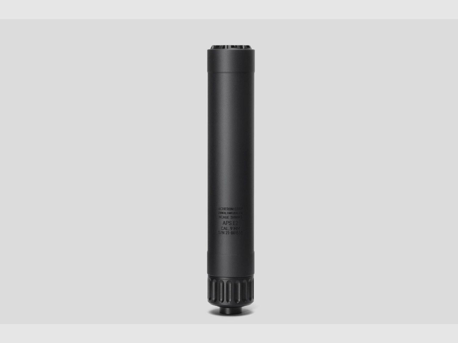 ACHERON – Schalldämpfer / APS E2 / 9×19 / M13.5x1L / Black, Bild 2 von 2