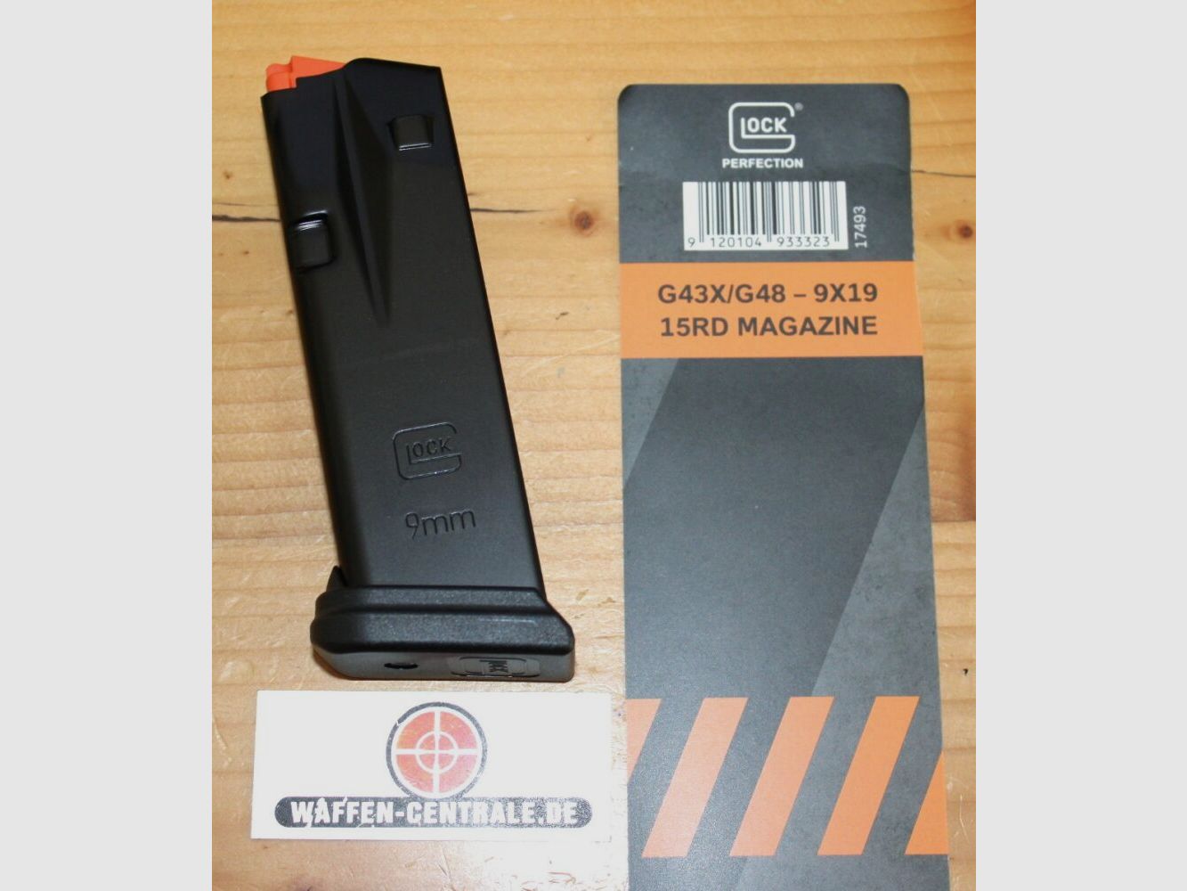 Glock 43X, 48 Magazine Slim, 15 Rounds