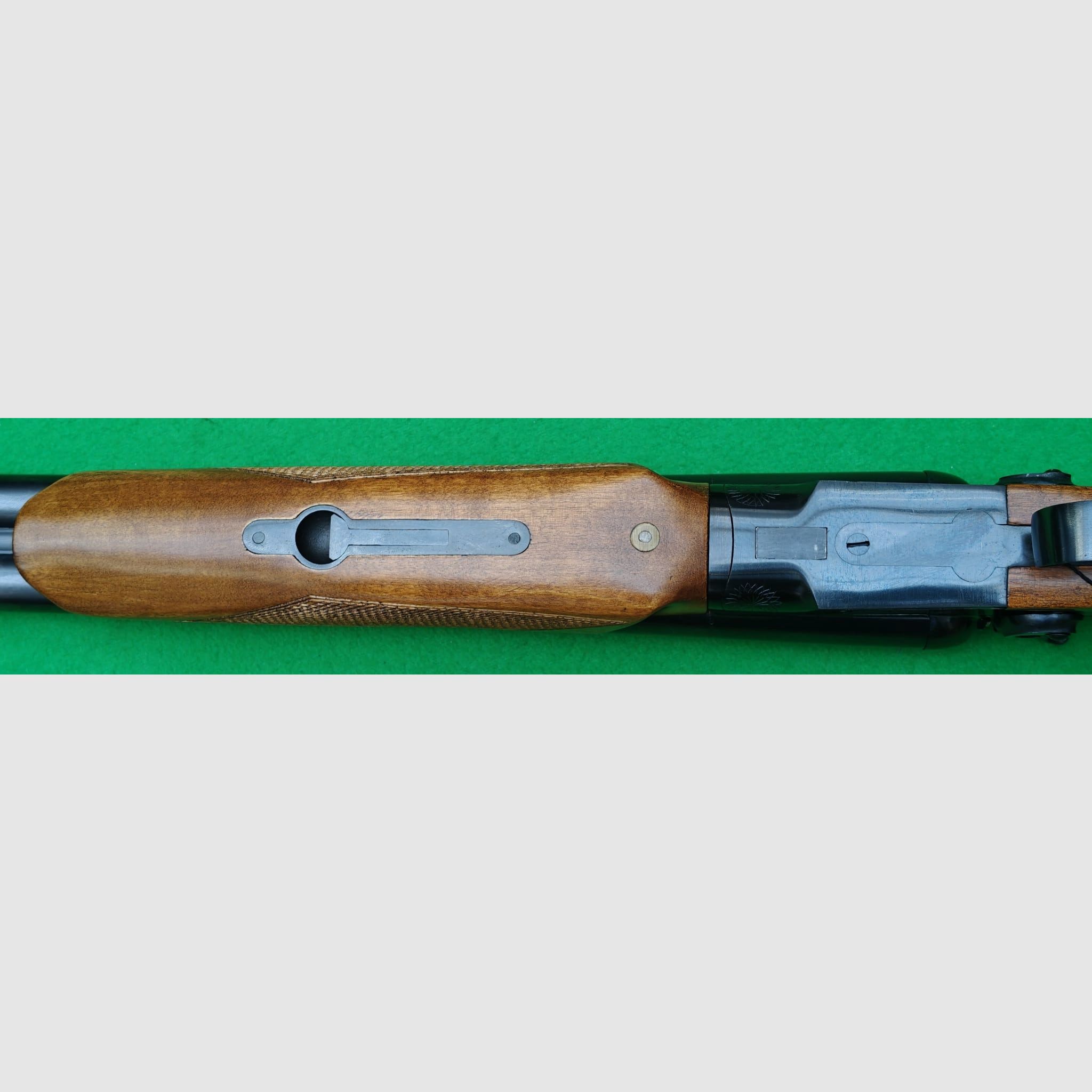Baikal Doppelflinte 12/70 mit außenliegenden Hähnen