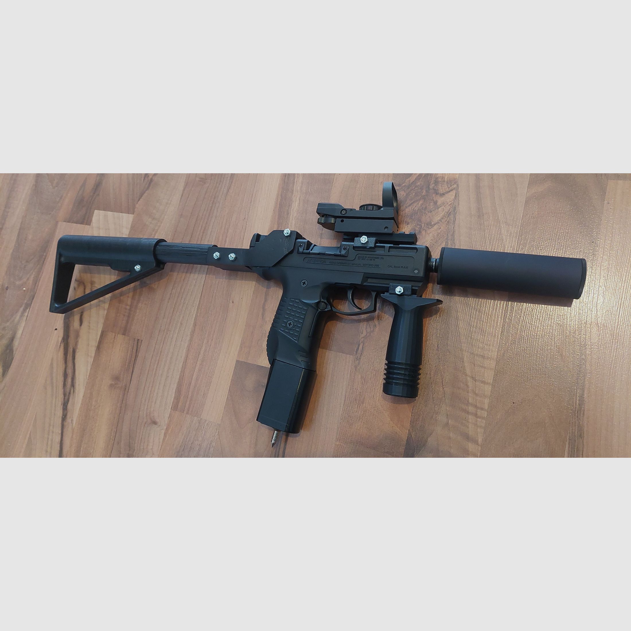 ZORAKI 925 con kit de conversión MP 9 mm (PTB 1005) pistola de fogueo no Walther Glock HW94 Colt