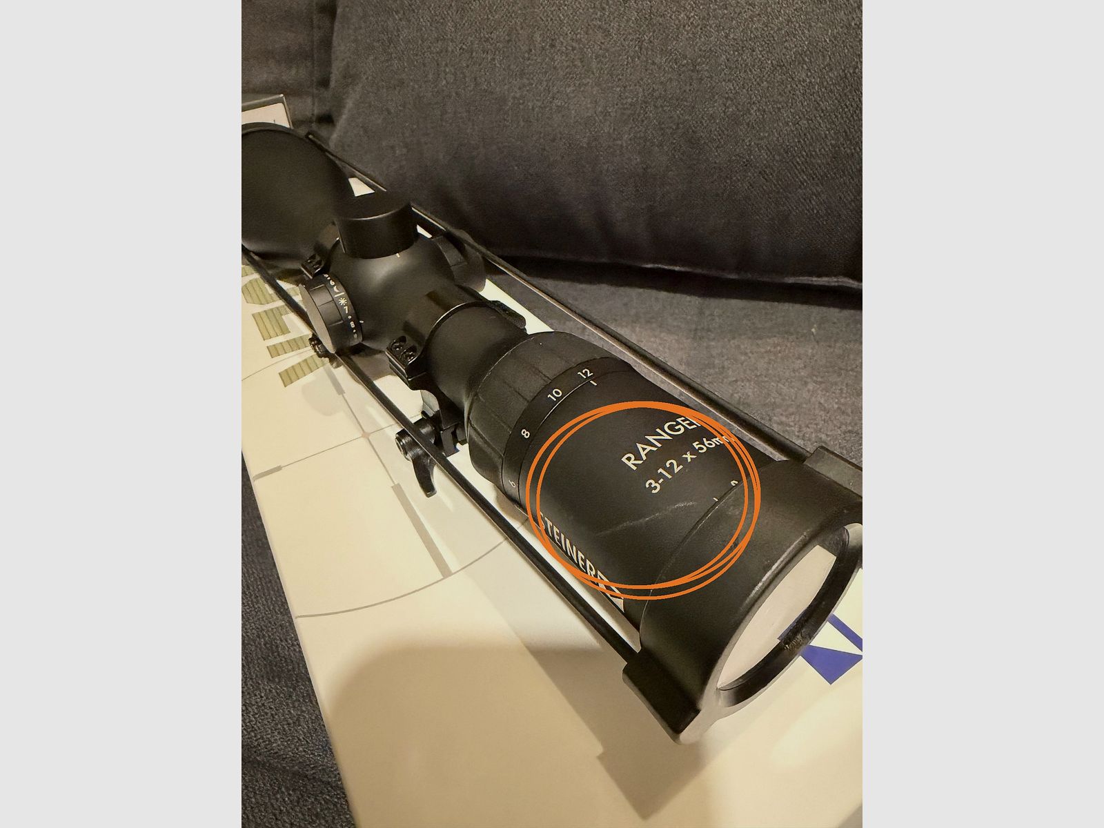 STEINER Ranger 3-12x56 incl. montaje Weaver/Picatinny
