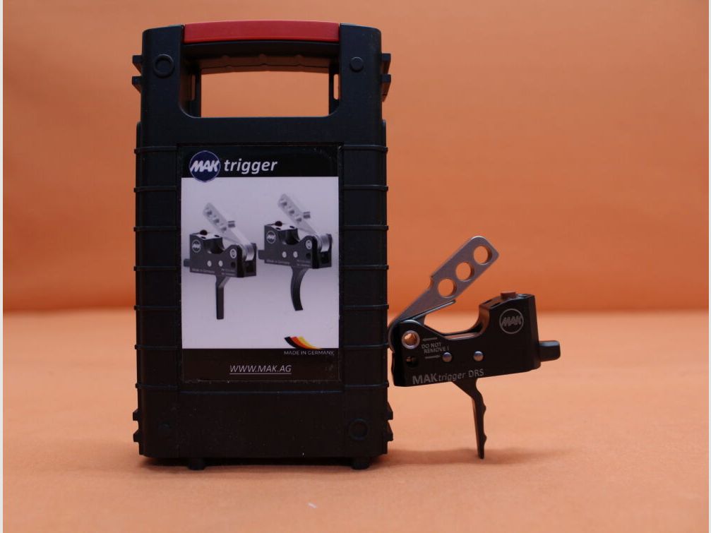 MAK. AR-15 Einstellbarer Sportabzug gerade MAKTrigger DRS (ca. 11-30,0 N) , z.B. Aim15/OA-15/HERA