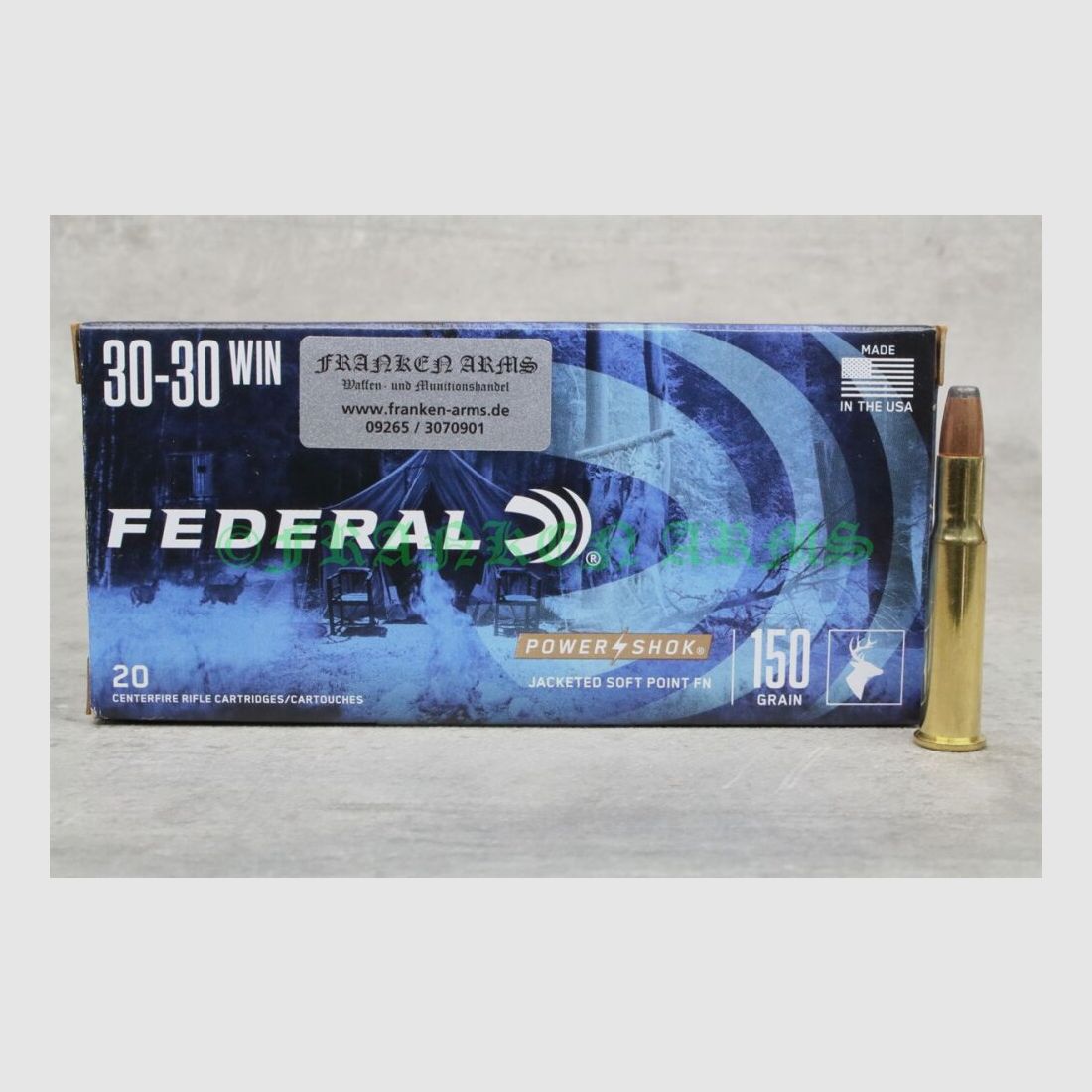 Federal Power Shok .30-30 Win. Teilmantel 150gr. 9,7g 20 Stück Staffelpreise