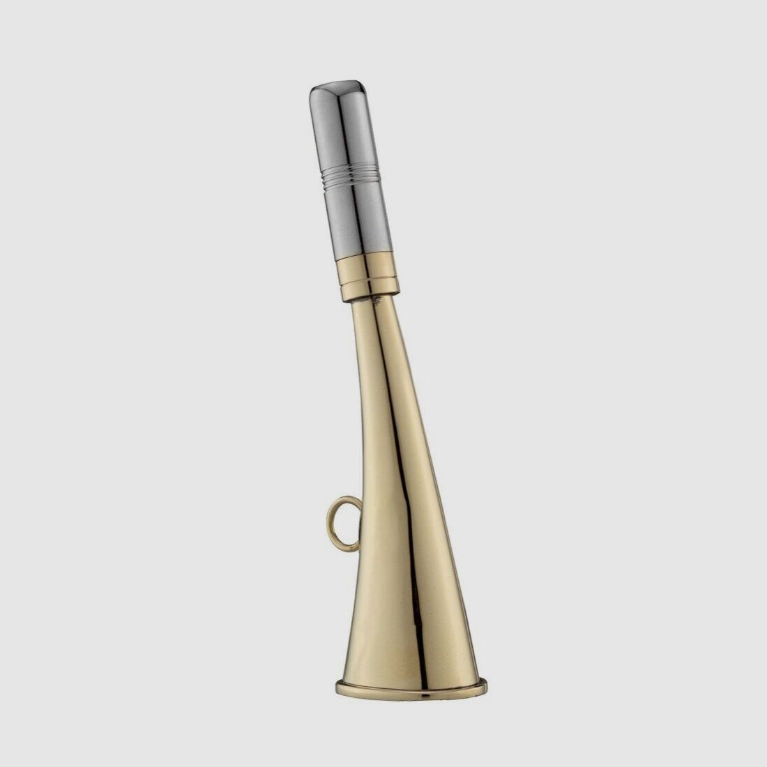 Cuerno plano Compiègne 16 cm latón pulido, imagen 3 de 3