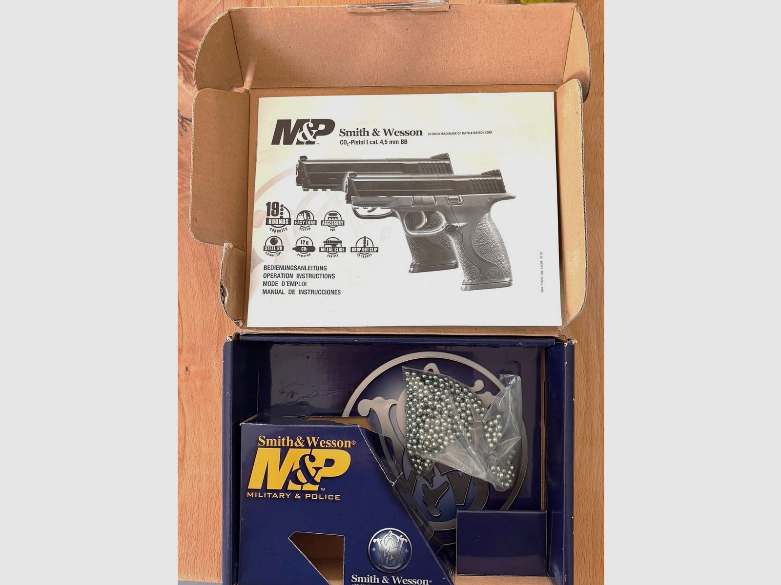 S&W M+P en 4,5 mm BB Co 2 Blechdosenkiller !!!!