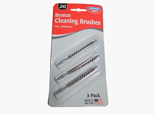 3 bronze brushes .243