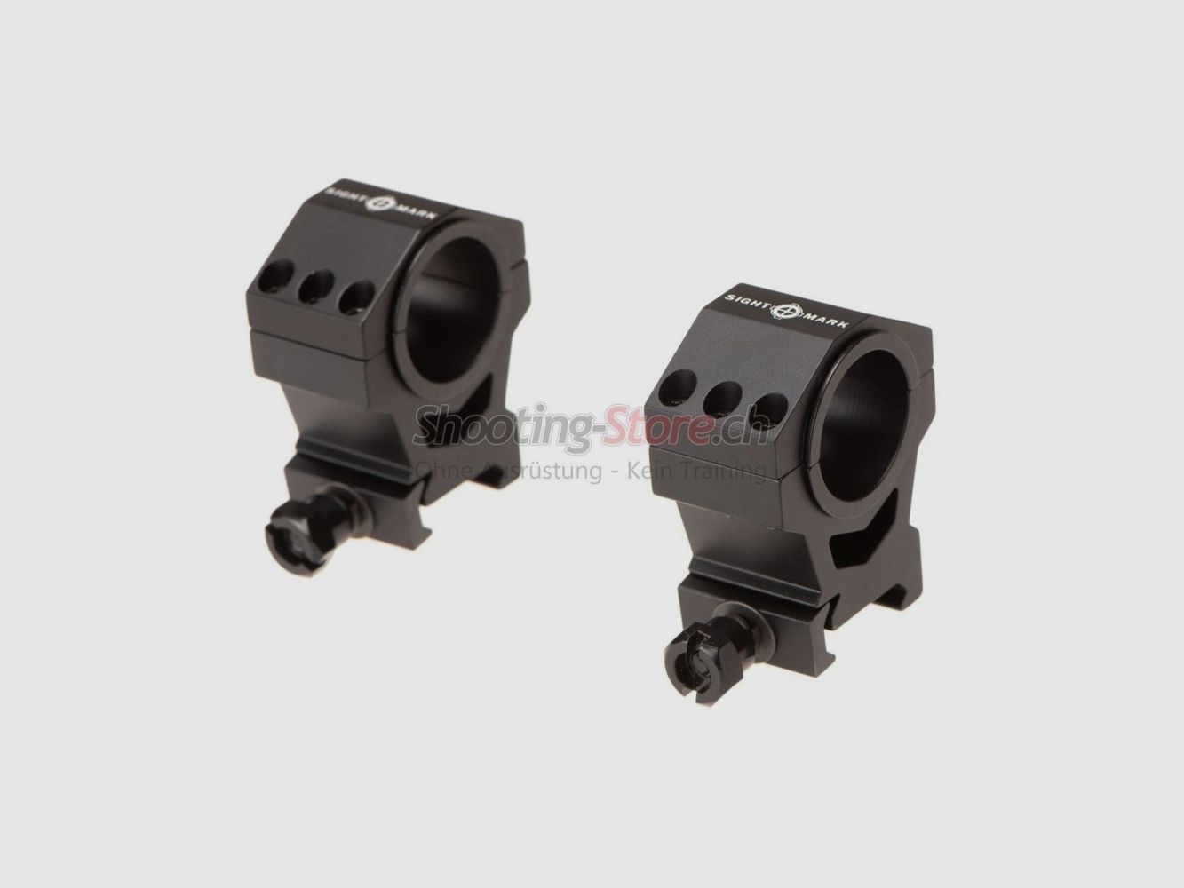 Sightmark 30mm / 25.4mm anneaux de montage tactiques - hauteur élevée