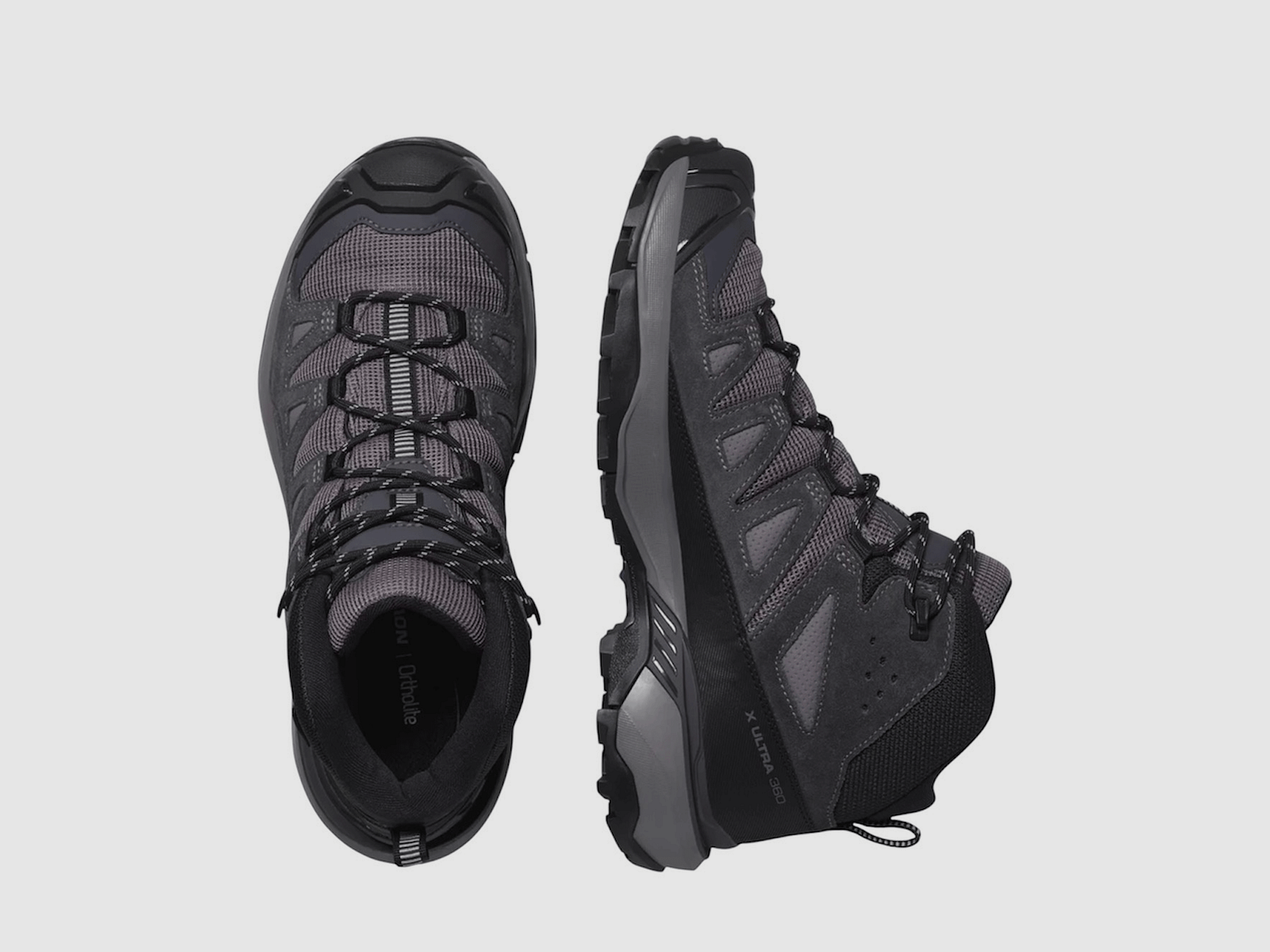 SALOMON – DAMES – X ULTRA 360 LTR MID GTX W Shark / Nine Iron / Cloud Gray, afbeelding 2 van 6