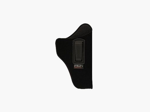 Uncle Mike's Größe 1 Rechts 3" bis 4" Medium Autos Innenholster mit Halteband, strukturiert Schwarz