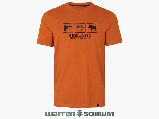 Seeland T-Shirt Lanner Gold Flame
