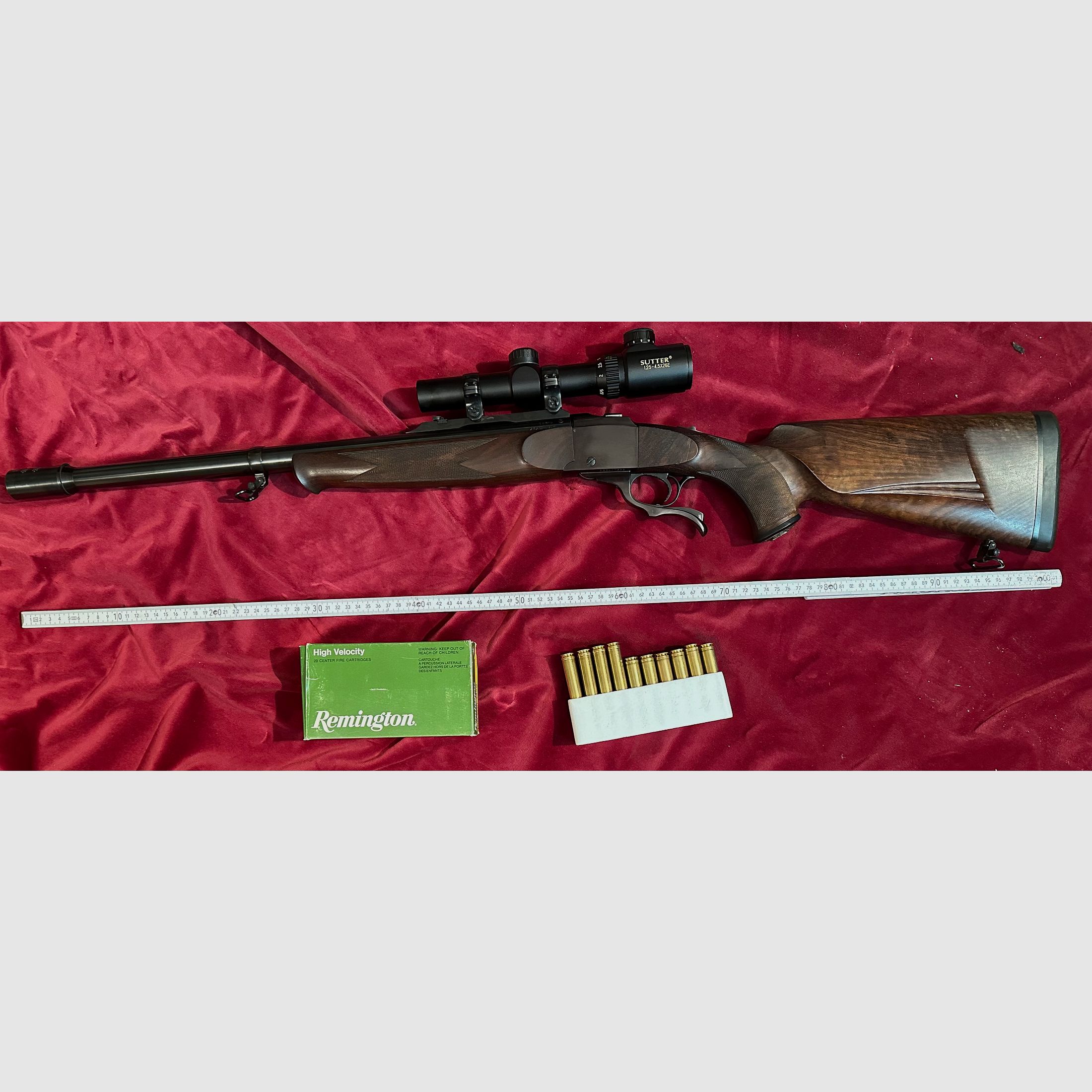 Großwildbüchse  Einzelstück schöne Ruger Nr 1. Kal. 458 Winmag