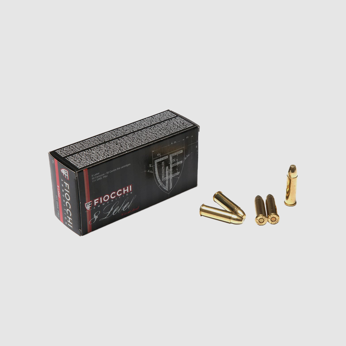 Fiocchi 8mm Lebel 111gr FMJ – 50er