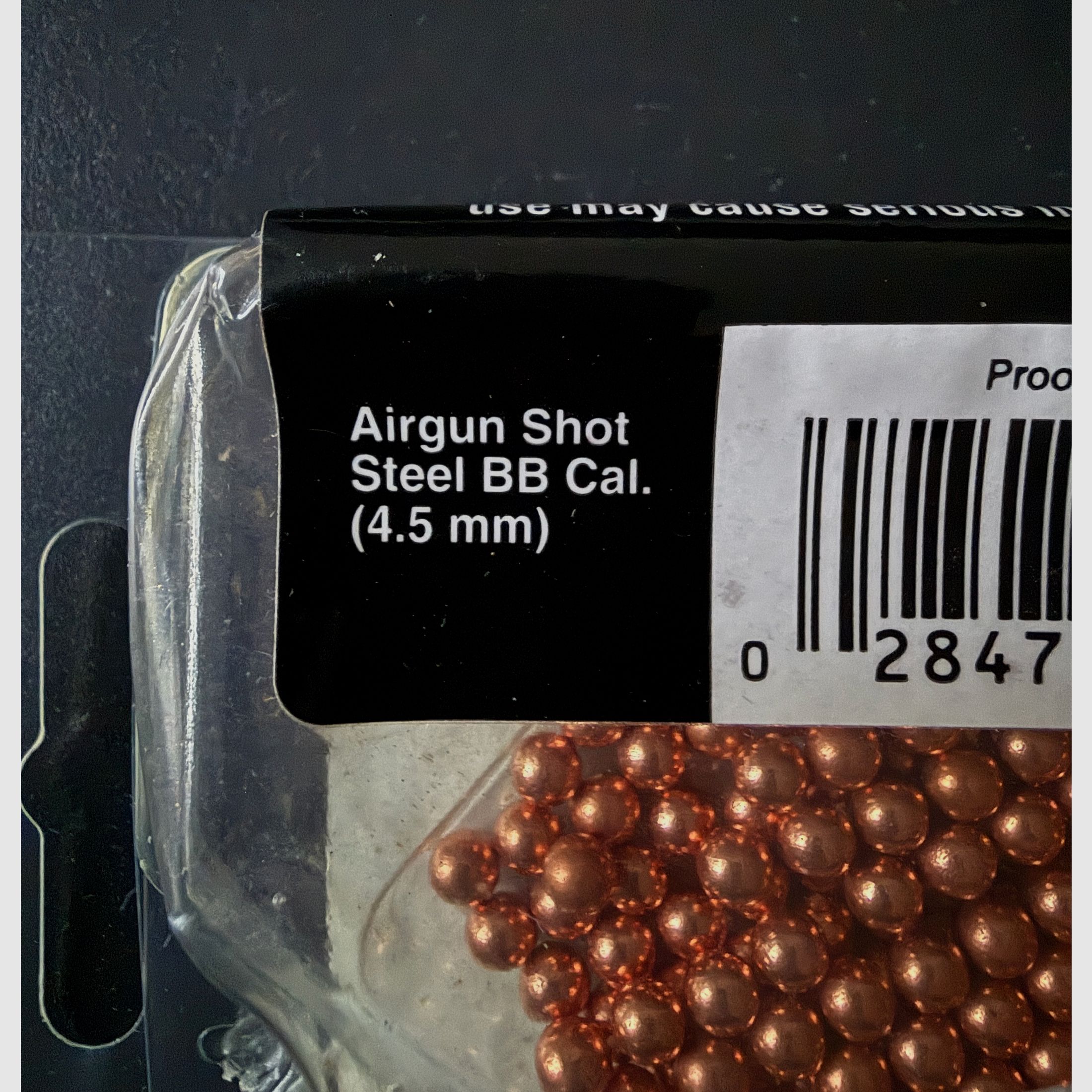 COPPERHEAD Airgun Shot Steel BB Kal. 4,5 mm, 1,5 opakowania