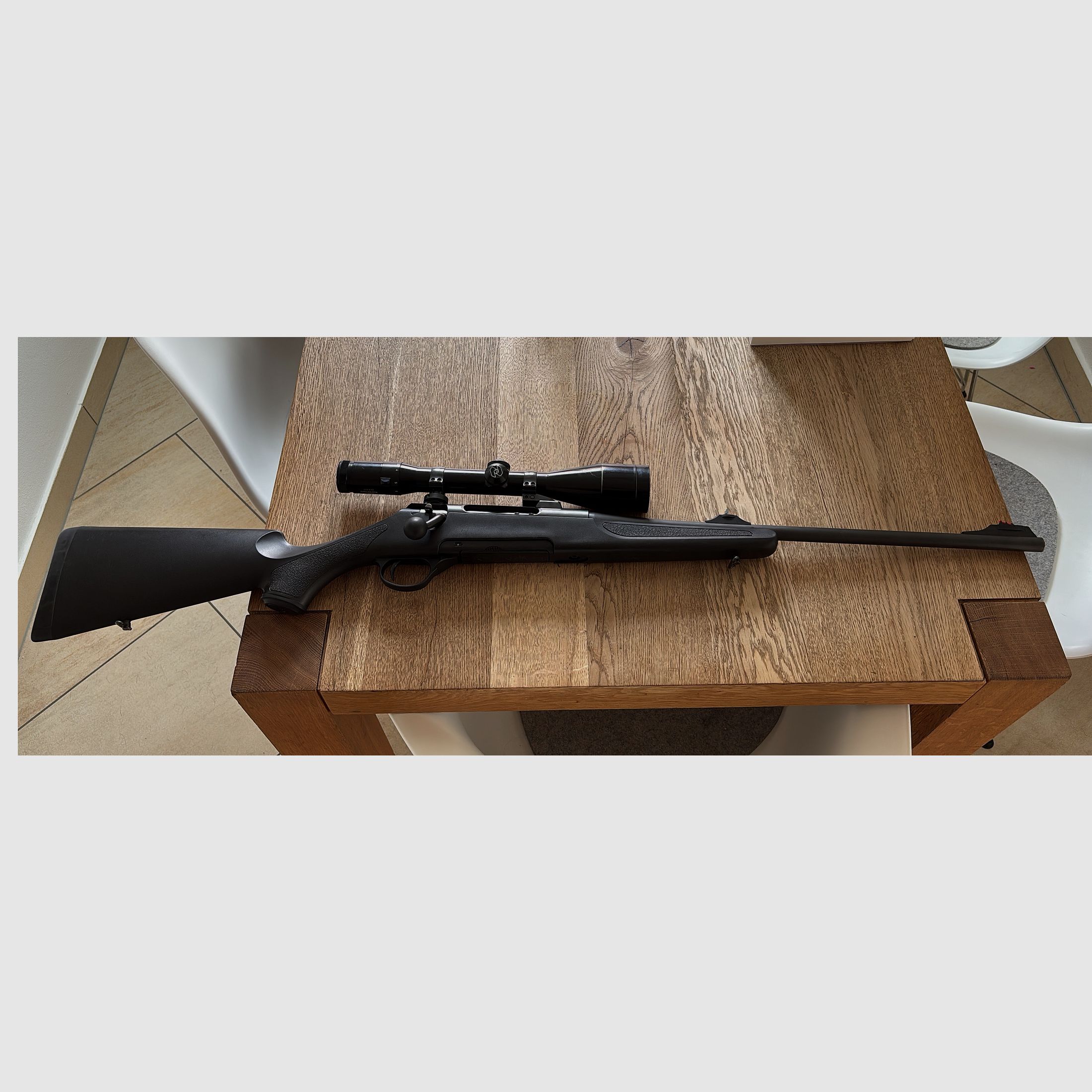 Haenel Jaeger 10 Pro caliber .30-06, ZF Zeiss Diavari-ZA 2.5-10x52 T* Abs. 1 including precise hunting clamp ring for attachment device