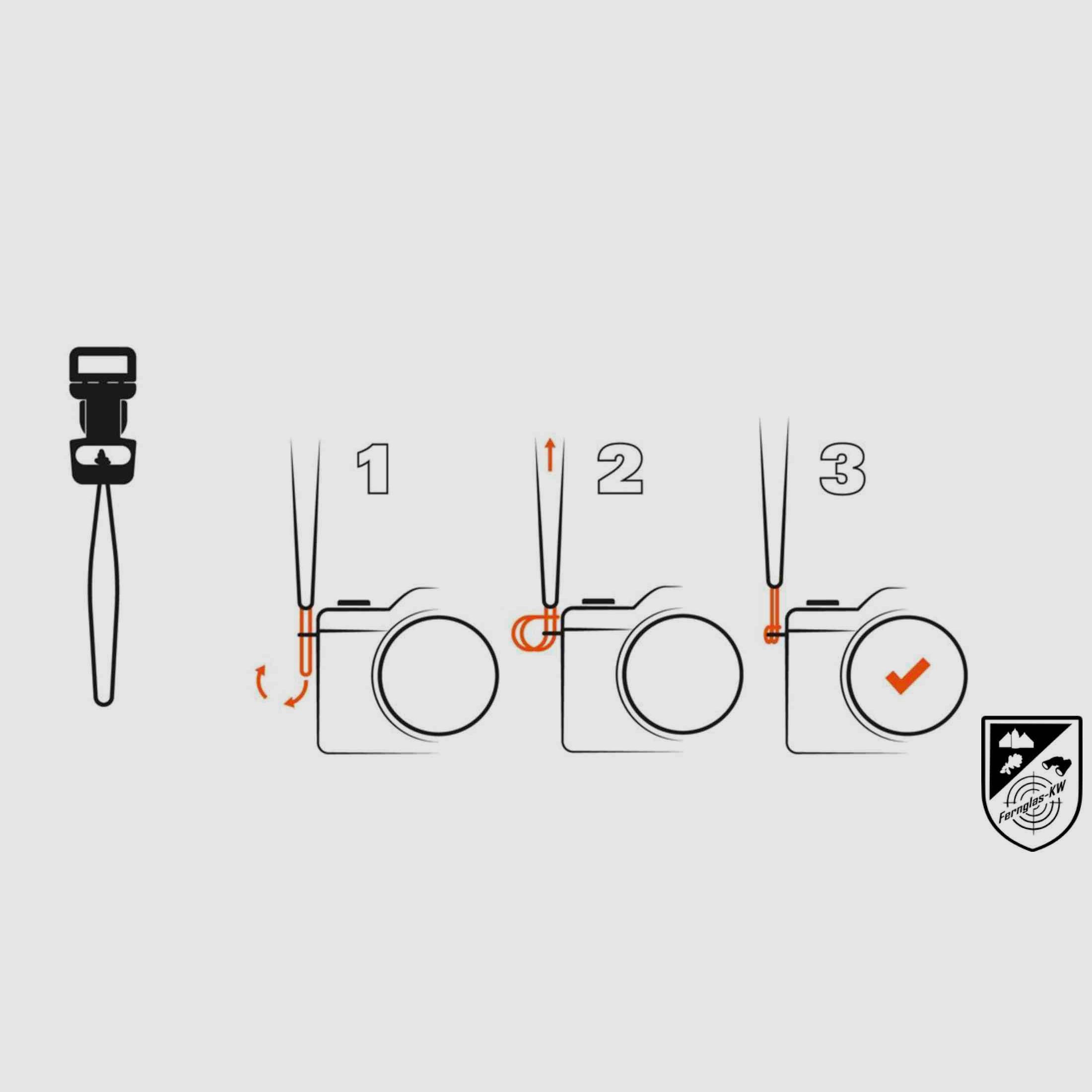 DÖRR Slim Pure 350627 Kamera Fernglas Umhängeriemen Trageriemen Silber L: 150cm