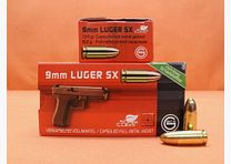 Cartuccia GECO 9mm Luger GECO 124grs FMJ (2318221) SX VE 50 cartucce (SuperClean a basso contenuto di sostanze inquinanti)/ 8,0g palla intera