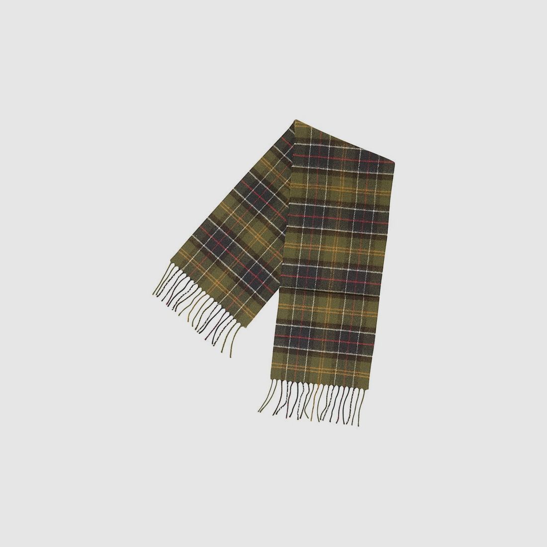 Écharpe Barbour en laine d'agneau Tartan classique
