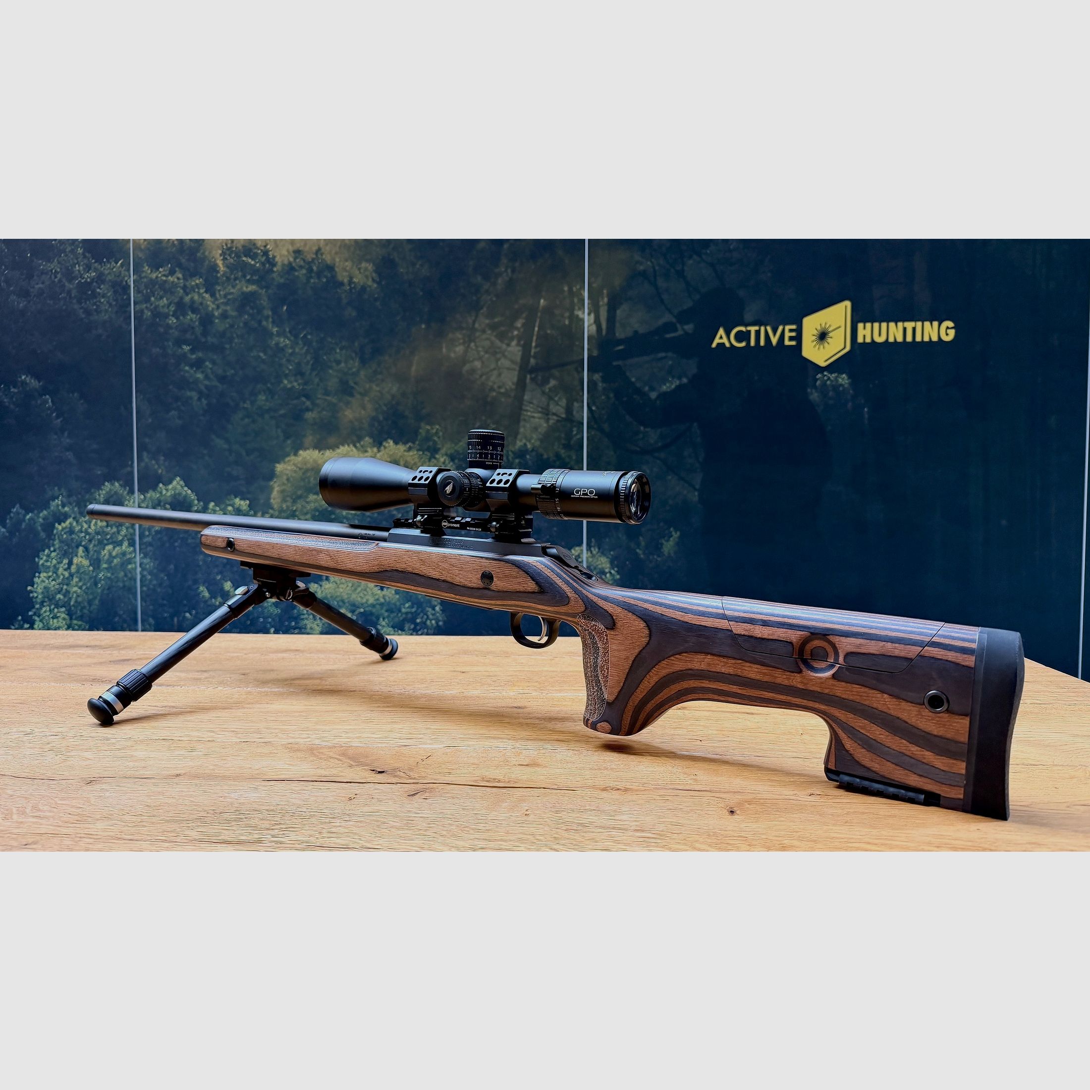CZ 600+ Range / .308Win / inkl. GPO Spectra 6x 4,5-27x50i & MAK Blockmontage mit Vertikalhebel & Gunwerks Elevate Bipod