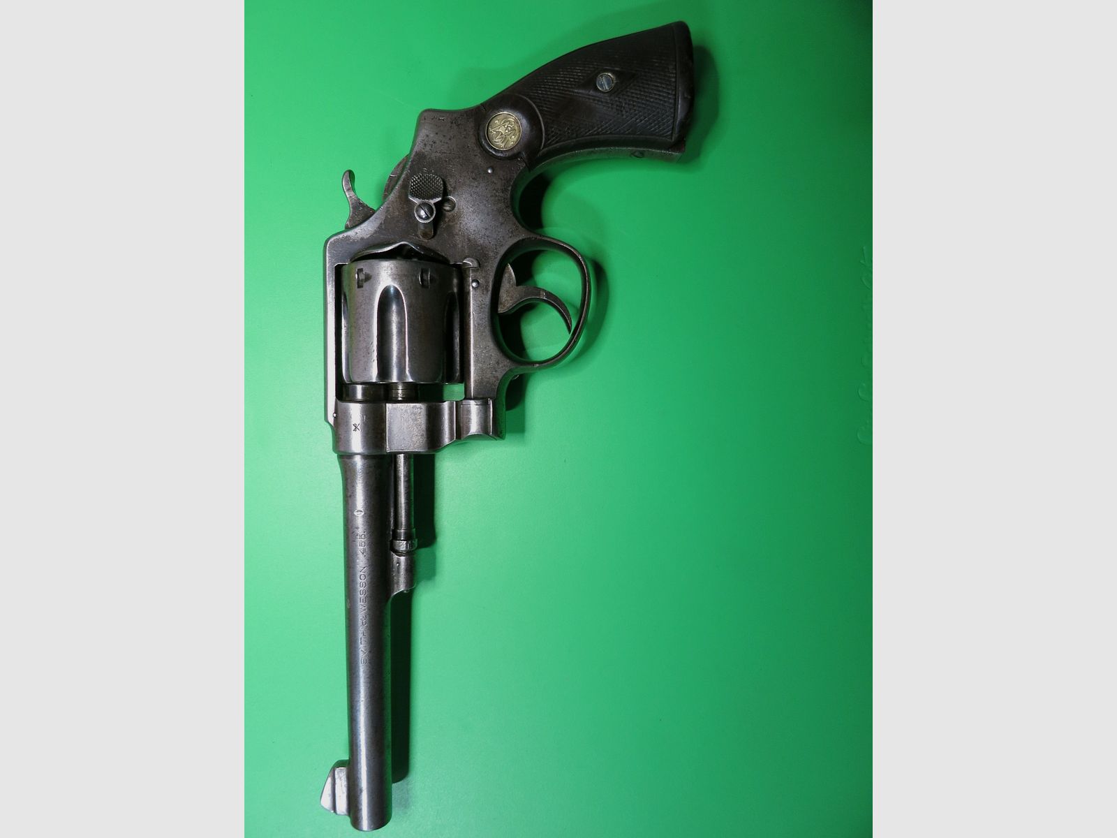 Revólver SMITH&WESSON modelo 44, M1915, .455Webley WKI Ejército de EE. UU. + Reino Unido, modelo 1 -Triplelock #73