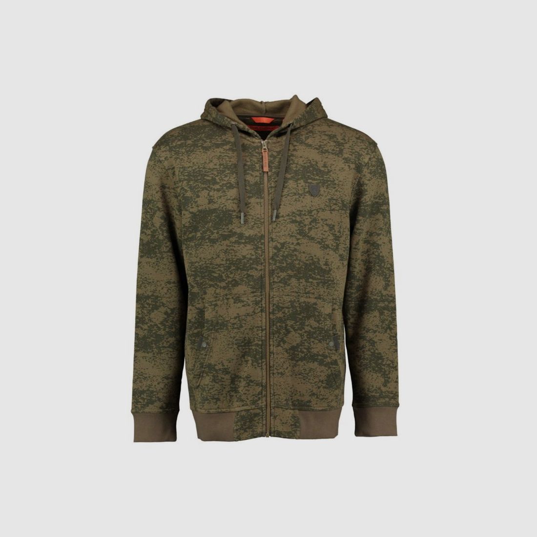 Tom Collins H-Sweater Jacket Camo with Hood | khaki/mud, image 2 of 6