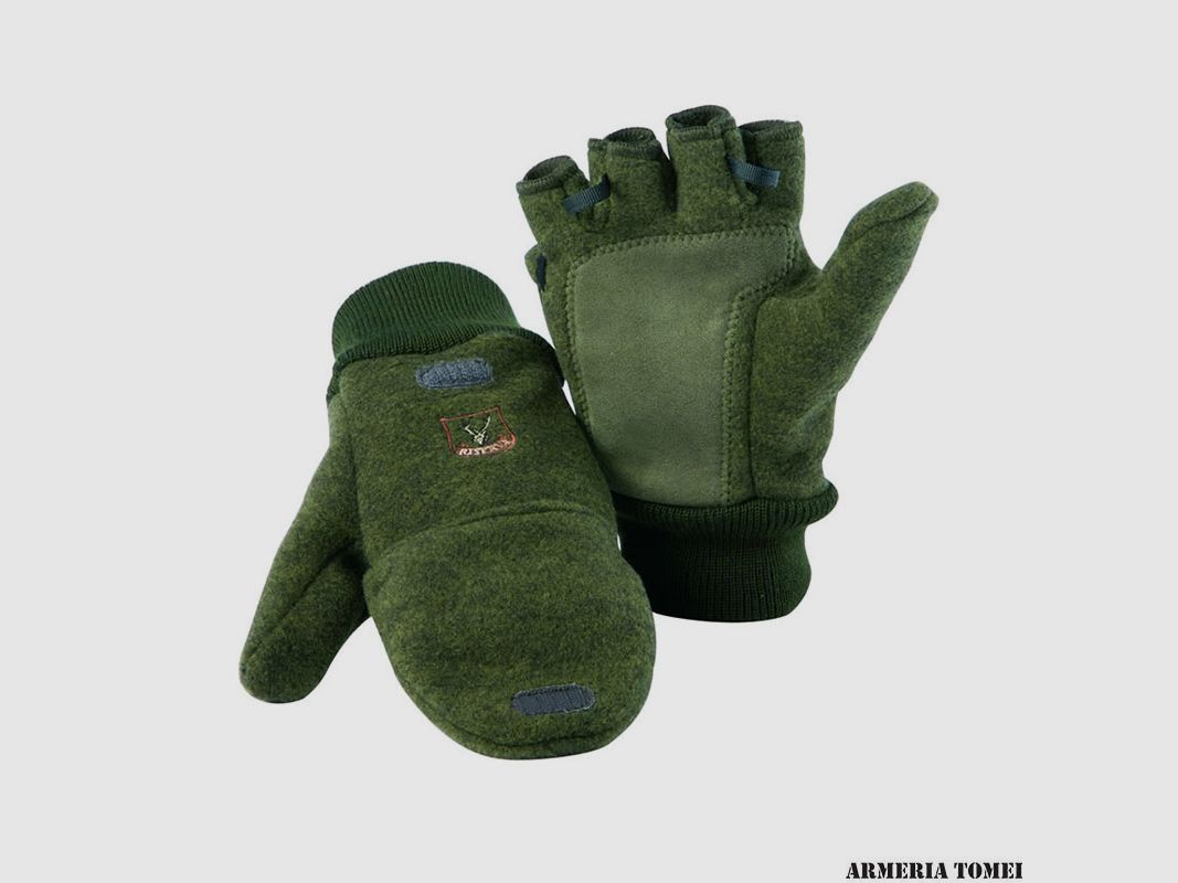 GLOVES – RESERVE – FLEECE WOOL MITTENS, image 1 of 2
